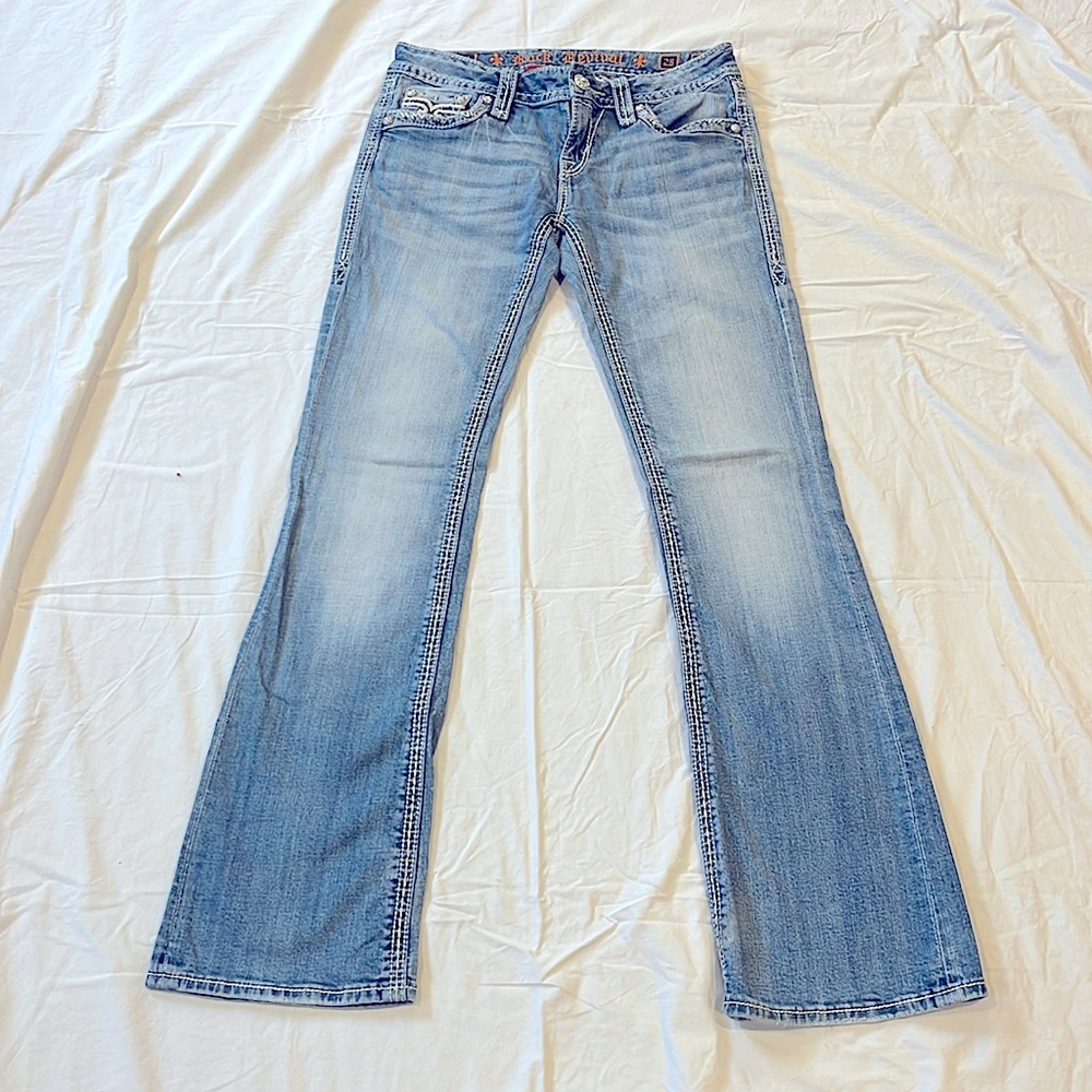 Rock Revival Abbie Boot Cut Jeans Sz. 28 x 32